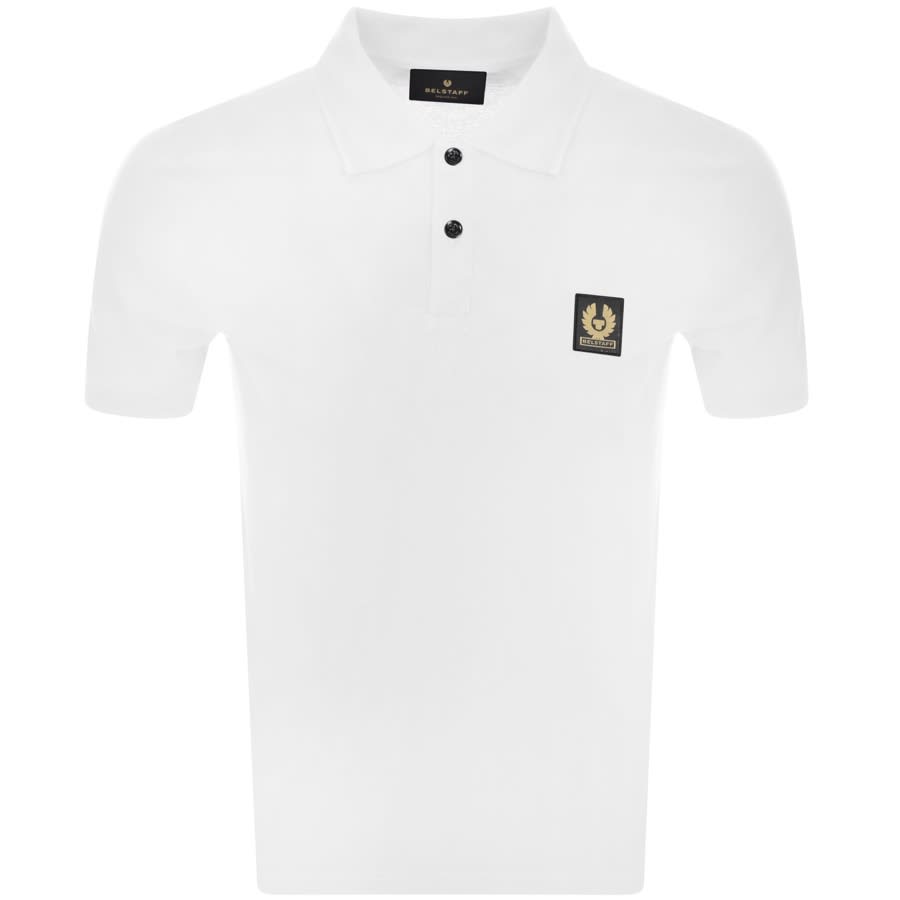 Alternative Image for ProductBelstaff Logo Polo T Shirt White1